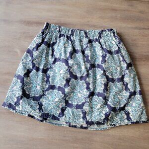 Lilly Pulitzer Cissy Skirt XS Hey Sailor Pull-On A-Line Cotton Pockets Lined